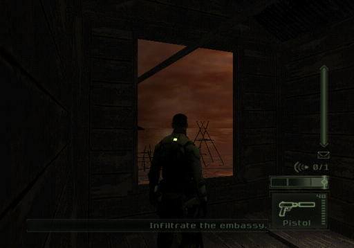 Gameplay screenshot for Tom Clancy's Splinter Cell: Pandora Tomorrow