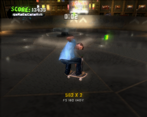 Gameplay screenshot for Tony Hawk's American Wasteland