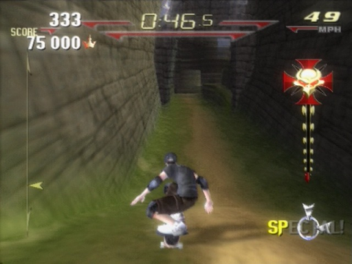 Gameplay screenshot for Tony Hawk's Downhill Jam