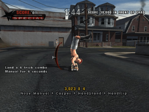 Gameplay screenshot for Tony Hawk's Underground