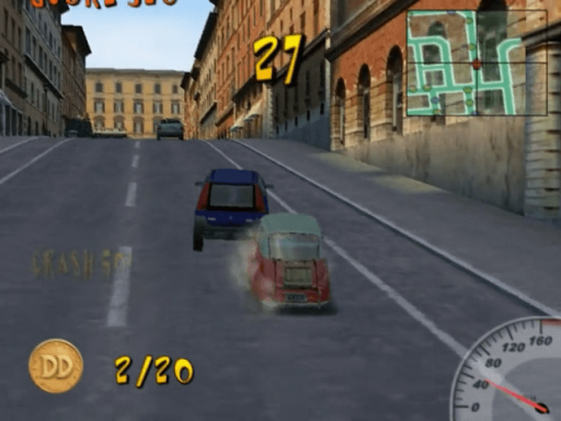 Gameplay screenshot for Top Gear Dare Devil