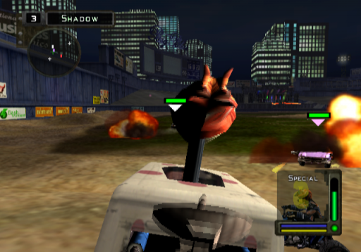 Gameplay screenshot for Twisted Metal: Head-On - Extra Twisted Edition