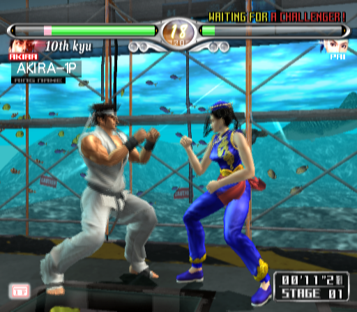 Gameplay screenshot for Virtua Fighter 4: Evolution