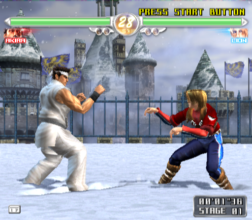 Gameplay screenshot for Virtua Fighter 4