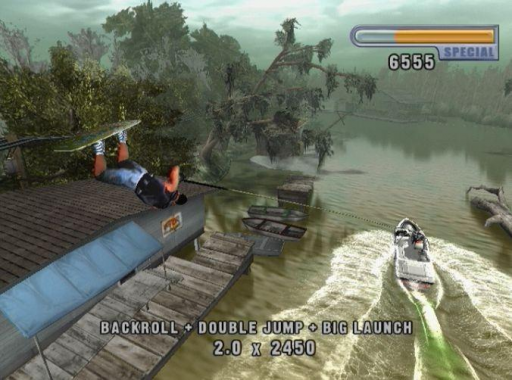 Gameplay screenshot for Wakeboarding Unleashed featuring Shaun Murray
