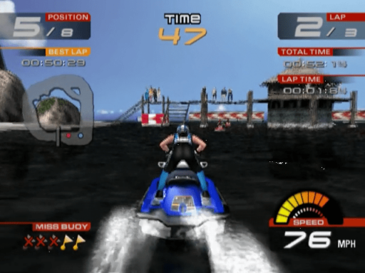 Gameplay screenshot for Wave Rally
