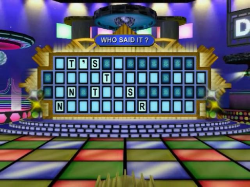 Gameplay screenshot for Wheel of Fortune