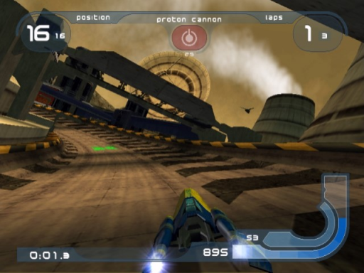 Gameplay screenshot for WipEout Fusion