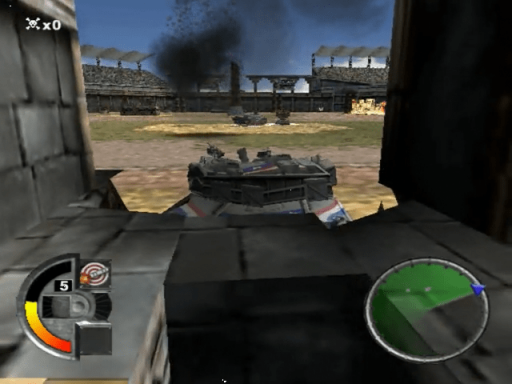Gameplay screenshot for World Destruction League: Thunder Tanks