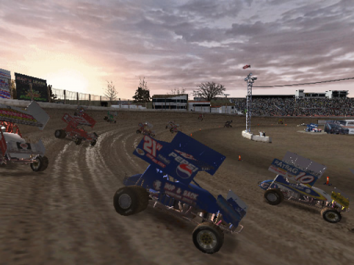 Gameplay screenshot for World of Outlaws: Sprint Cars 2002