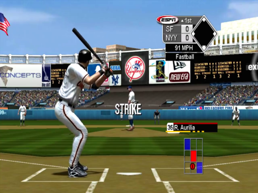 Gameplay screenshot for World Series Baseball 2K3