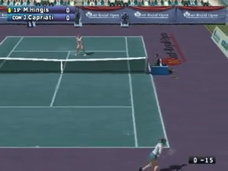 Gameplay screenshot for WTA Tour Tennis