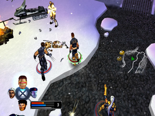 Gameplay screenshot for X-Men Legends