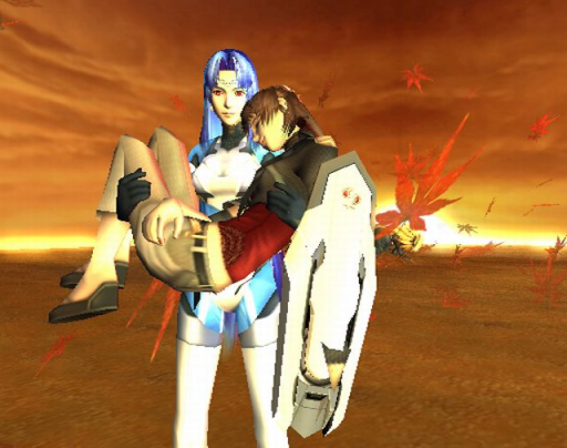 Gameplay screenshot for Xenosaga Episode II: Jenseits von Gut und Boese - Disc 2