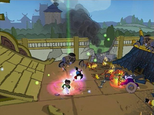 Gameplay screenshot for Xiaolin Showdown
