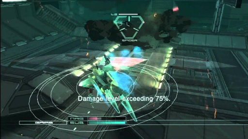 Gameplay screenshot for Zone of the Enders: The 2nd Runner